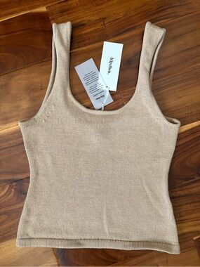 RHYTHM Women's Cove Scoop Tank Top Small NWT